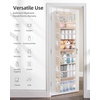 image:imageSTORAGE MANIAC Over the Door Organizer 6Shelf Closet Hanging Storage with 14 Mesh Pockets 66lbs Capacity Clear Deep Pockets Behind Door Storage for Nursery Bathroom Bedroom 1 Pack BlackOat Beige