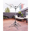 image:imageSTORAGE MANIAC Portable Umbrella Clothes Drying Rack 8 Lines with 82 Feet Drying Space Steel Frame amp Adjustable Height 4arm Umbrella Clothesline for Laundry Collapsible Indoor amp Outdoor Drying8 Lines with 82ft
