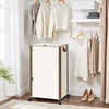 image:imageSTORAGE MANIAC Rolling Laundry Hamper with Lid 237 Gal 90 L Large Tall Laundry Basket with Wheels amp Handles Aesthetic Dirty Clothes Hamper for Small Space Dorm Apartment College BeigeBeige