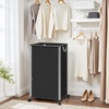 image:imageSTORAGE MANIAC Rolling Laundry Hamper with Lid 237 Gal 90 L Large Tall Laundry Basket with Wheels amp Handles Aesthetic Dirty Clothes Hamper for Small Space Dorm Apartment College BeigeBlack