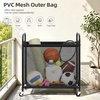 image:imageSTORAGE MANIAC Rolling Laundry Hamper with Wheels 3Section Laundry Sorter Rolling Laundrys Basket on Wheels with Removable Bag Clothes Hamper Laundrys Organizer Cart Bathroom Bedroom 120L GreyBeige