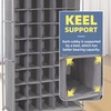 image:imageSTORAGE MANIAC Stackable Shoe Cubby Organizer Free Standing Shoe Cube Rack for Entryway Bedroom Apartment Closet 20Cube GrayGrey