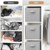 image:imageSTORAGE MANIAC Storage Cubes 11 Inch 4 Pack Collapsible Fabric Shelf BinsGray