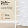 image:imageSTORAGE MANIAC Sweater Drying Rack Mesh Clothes Drying Rack Stackable Laundry Drying Rack Lay Flat Dryer for Delicates Portable Dry Rack for Indoor or Outdoor White 2Pack6Pack Mesh