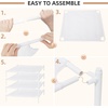 image:imageSTORAGE MANIAC Sweater Drying Rack Mesh Clothes Drying Rack Stackable Laundry Drying Rack Lay Flat Dryer for Delicates Portable Dry Rack for Indoor or Outdoor White 2Pack4Pack Mesh
