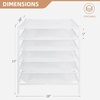 image:imageSTORAGE MANIAC Sweater Drying Rack Mesh Clothes Drying Rack Stackable Laundry Drying Rack Lay Flat Dryer for Delicates Portable Dry Rack for Indoor or Outdoor White 2Pack6Pack Mesh