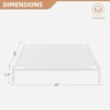 image:imageSTORAGE MANIAC Sweater Drying Rack Mesh Clothes Drying Rack Stackable Laundry Drying Rack Lay Flat Dryer for Delicates Portable Dry Rack for Indoor or Outdoor White 2Pack1Pack Mesh