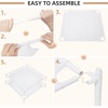 image:imageSTORAGE MANIAC Sweater Drying Rack Mesh Clothes Drying Rack Stackable Laundry Drying Rack Lay Flat Dryer for Delicates Portable Dry Rack for Indoor or Outdoor White 2Pack2Pack Mesh