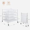 image:imageSTORAGE MANIAC Sweater Drying Rack Mesh Clothes Drying Rack Stackable Laundry Drying Rack Lay Flat Dryer for Delicates Portable Dry Rack for Indoor or Outdoor White 2Pack5Tier Mesh Foldable