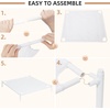 image:imageSTORAGE MANIAC Sweater Drying Rack Mesh Clothes Drying Rack Stackable Laundry Drying Rack Lay Flat Dryer for Delicates Portable Dry Rack for Indoor or Outdoor White 2Pack1Pack Mesh