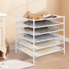 image:imageSTORAGE MANIAC Sweater Drying Rack Mesh Clothes Drying Rack Stackable Laundry Drying Rack Lay Flat Dryer for Delicates Portable Dry Rack for Indoor or Outdoor White 2Pack6Pack Mesh