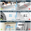 image:imageSTORAGE MANIAC Tabletop Ironing Board Small Iron Pad Silver amp BlueSilver  Blue