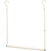 image:imageSTORAGE MANIAC Adjustable Closet Rod for Hanging Clothes 2 Pack White1 Pack White