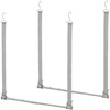 image:imageSTORAGE MANIAC Hanging Closet Rod Adjustable Width and Height Closet Hanging Organizer SpaceSaving Clothes Hanging Bar Closet Extender Hanging Rod Double Closet Hanging Rod 2 Pack Webbing2 Pack Webbing