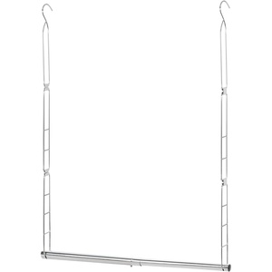 image:imageSTORAGE MANIAC Hanging Closet Rod Adjustable Width and Height Closet Hanging Organizer SpaceSaving Clothes Hanging Bar Closet Extender Hanging Rod Double Closet Hanging Rod 2 Pack Chrome1 Pack Chrome