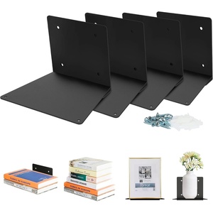 image:imageSTORAGE MANIAC Invisible Floating Bookshelves Wall Mounted WhiteBlack