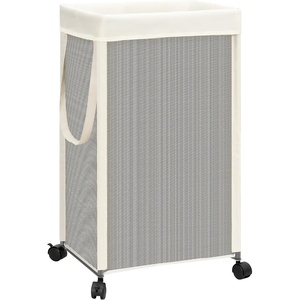 image:imageSTORAGE MANIAC Laundry Hamper with Wheels 90L 237 Gal Large Tall Rolling Laundry Basket with Removable and Washable Liner Bag Aesthetic Dirty Clothes Hamper for College Dorm OffwhiteOffwhite
