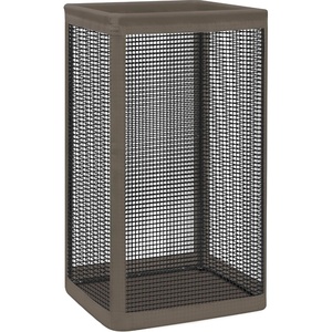 image:imageSTORAGE MANIAC Mesh Laundry Hamper 237 Gal Tall Laundry Basket for Airflow Strong Metal Dirty Clothes Hamper for College Dorm Bedroom Bathroom Clothes Bin White amp BlackBrown  Black