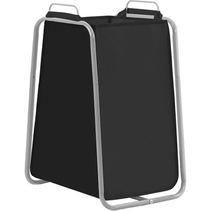 image:imageSTORAGE MANIAC Metal Rack Laundry Hamper Large Laundry Basket with Convenient Handle Freestanding Dirty Clothes Hamper for for Dorm College Small Space Closet Bedroom BlackBlack