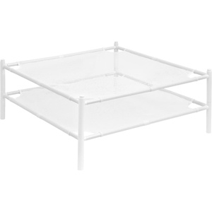 image:imageSTORAGE MANIAC Sweater Drying Rack Mesh Clothes Drying Rack Stackable Laundry Drying Rack Lay Flat Dryer for Delicates Portable Dry Rack for Indoor or Outdoor White 2Pack2Pack Mesh
