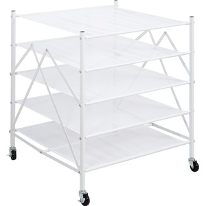 image:imageSTORAGE MANIAC Sweater Drying Rack Mesh Clothes Drying Rack Stackable Laundry Drying Rack Lay Flat Dryer for Delicates Portable Dry Rack for Indoor or Outdoor White 2Pack5Tier Mesh Foldable